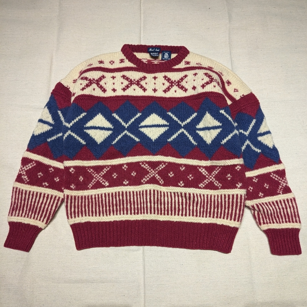 Vintage Gant Hand knit Sweater men's M